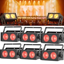 1-8x 200W COB LED Par Can Light DMX Stage DJ Audience Blinder Light Party Lights