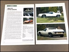 Lotus Europa Car Review Print