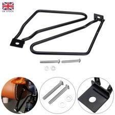 1 Pair Motorcycle Saddle Bag Mount Bracket Bars Universal Pannier Holder Rack