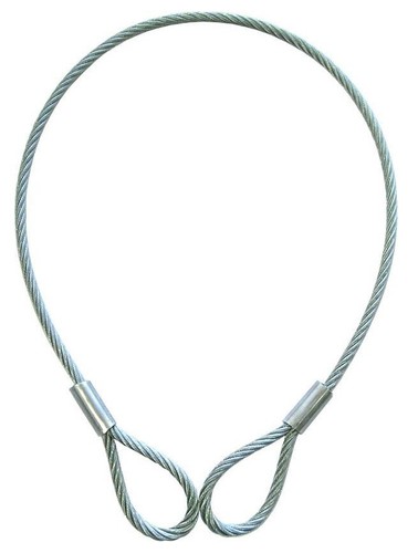 Galvanised steel wire - galvanised, rope