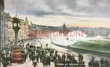 Douglas Isle Of Man stormy Sea Printed postcard Valentines series unposted