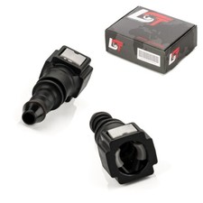 2x Quick Closure Fuel Line Clutch Straight 0 1/4x0 1/4in for Land Rover