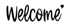 WELCOME VINYL DECAL STICKER