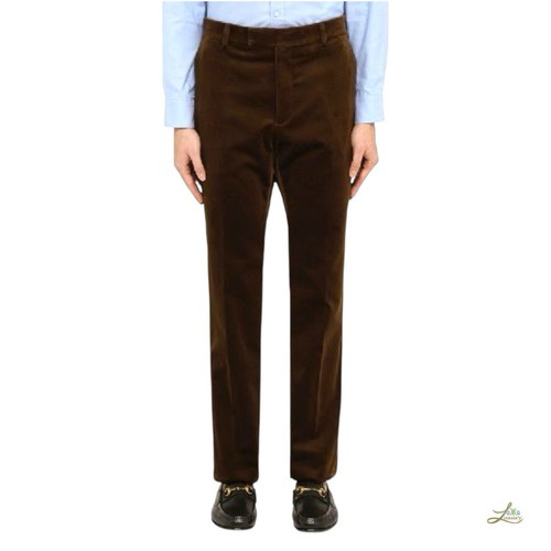 Gucci brown velvet - brown, trousers