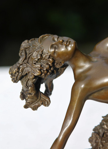 Bronze woman sculpture dancer - woman,