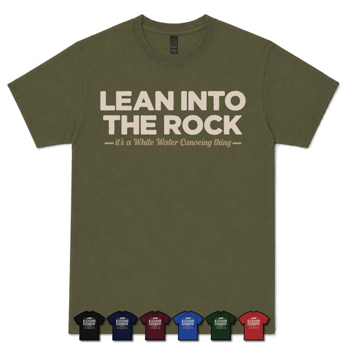 Lean into the - the, water