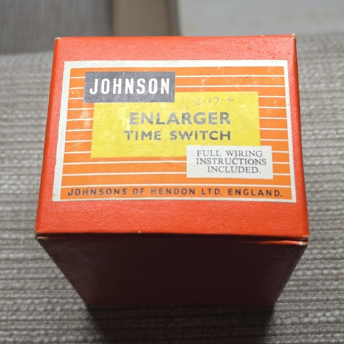 Johnson enlarger time switch - johnson,