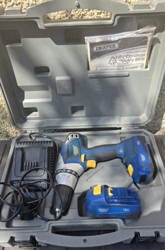 Draper cordless rotary drill - rotary,