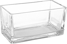 MyGift Rectangular Glass Vase
