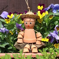 Small terracotta flower pot - flower,