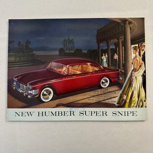 Humber super snipe car sales - humber,