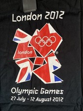 London 2012 Olympics Black T Shirt - XL - Mens