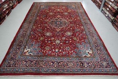 Vintage handmade wool oriental - wool,