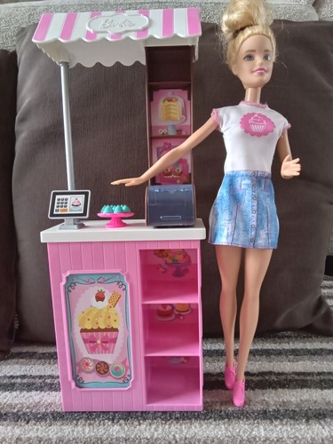 Barbie cake shop with - barbie,