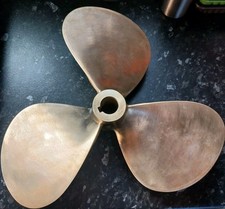 Canal Line Michigan Wheel Propeller RH 3 Blade 16" x 10"  1.5" Shaft 1:12 Taper