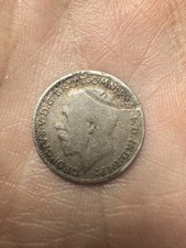 George V 1921 Double Die Error Struck Coin