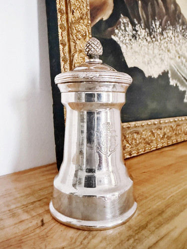 Antique christofle pepper mill - antique,