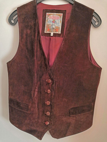 Ladies suede gilet size - ladies,