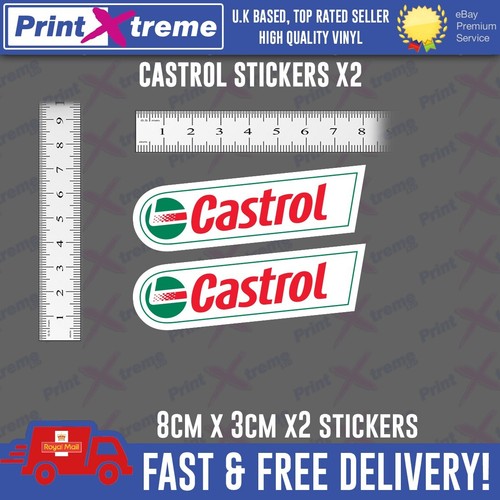 Castrol oil sponsor stickers - sponsor,