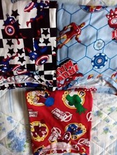 Joblot Boys Avengers Pyjamas Cosy Stretch soft Nightwear Size 9-10Yrs