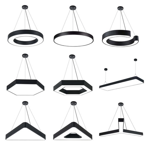 Black led halo - black,