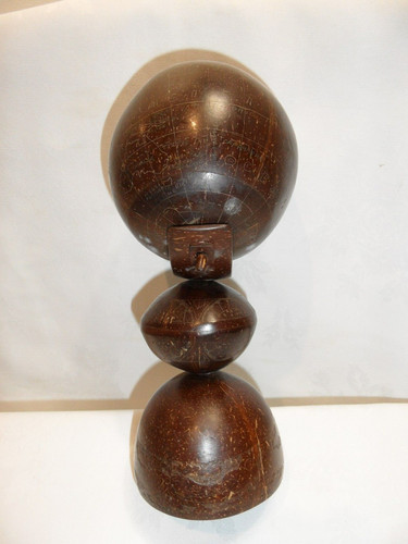 Antique carved coconut the - coconut, in