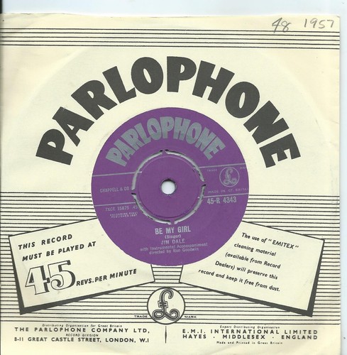 Jim dale girl you - dale:be, my
