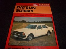Datsun Sunny Workshop Manual.