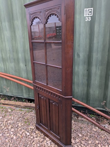 Vintage corner cupboard - vintage,