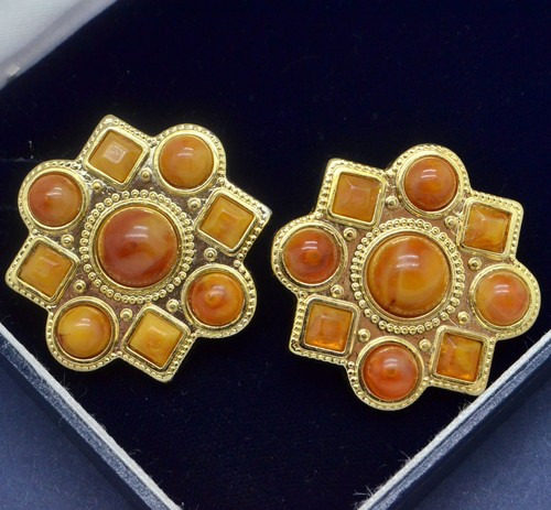 Vintage 1980s large goldtone - 1980s,