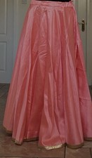 Peach Pink Poly Silk Indian