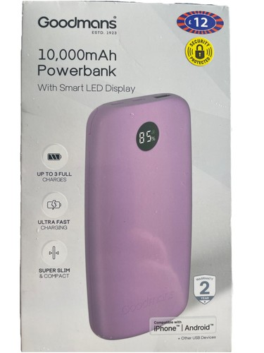 Goodmans led power bank - power,