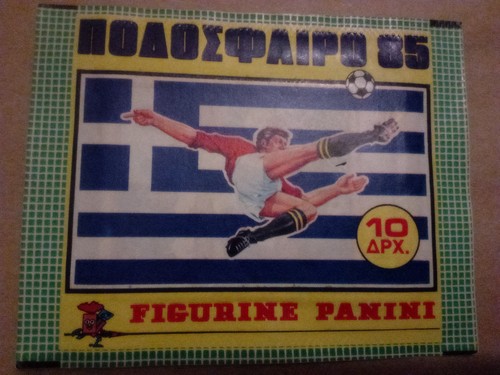Panini 1985 packet greek