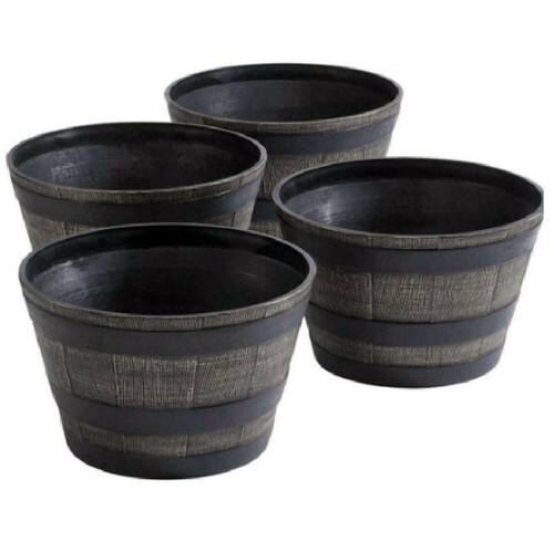 Round half barrel - round,