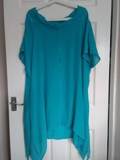 Avenue Turquoise Longline Top / Dress Size 28 ?