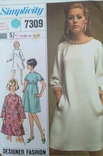 Vintage 1960s Simplicity 7309