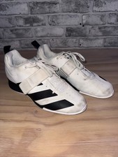 Adidas Adipower 2 Weightlifting Shoes Black & White Size 10 UK