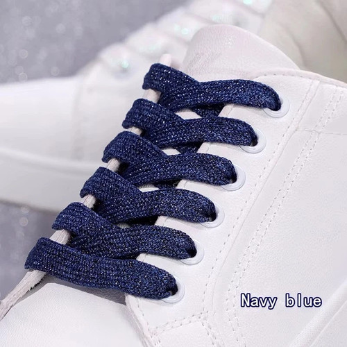 Glitter laces sparkly - sparkly, metallic