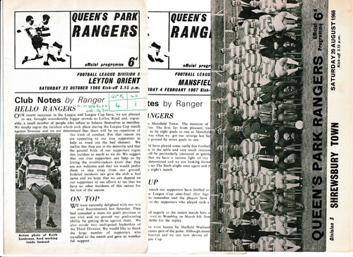 Queens park rangers 1966 - queens,