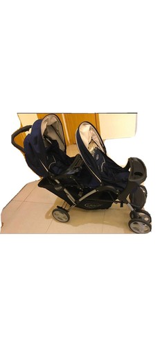 Double pram with seat - seat, and