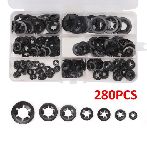 280pcs push locking washers - push, on