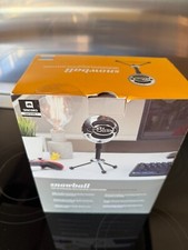 Blue Snowball mic in chrome finish