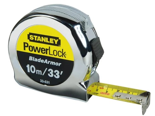 Stanley 10m 30ft - power, lock