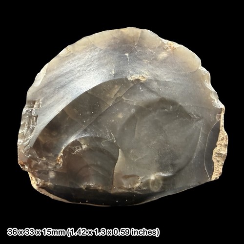 Rare devon flint scraper - flint,