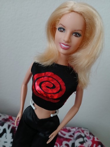 Britney spears doll red - britney, +