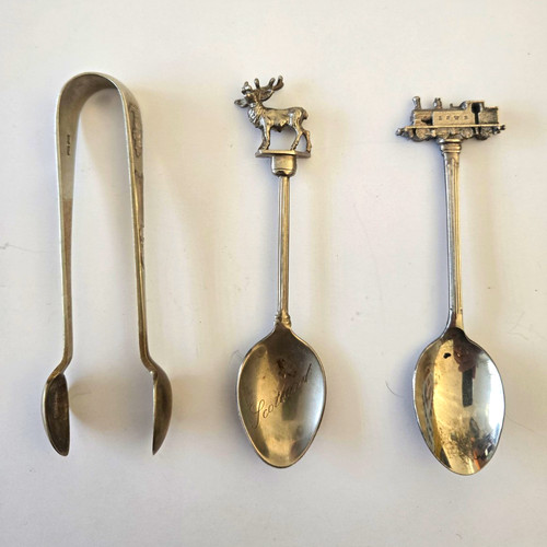 Vintage silver plated souvenir - silver,