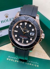 Rolex Yacht-Master 40 116655 Rose Gold Oysterflex Box & Papers 2015 Serviced