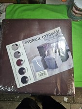 Faux Leather Folding Storage