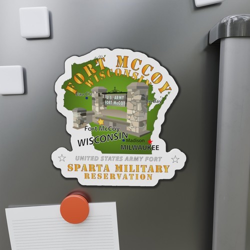 Die cut magnets army ft - die-cut,