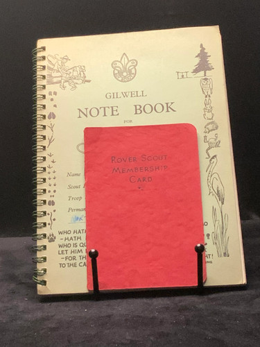 Gilwell wood badge notebook - gilwell,